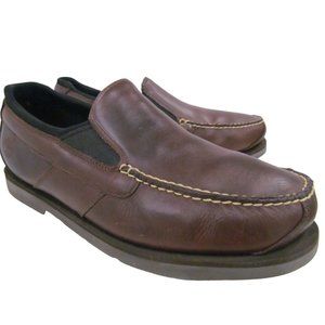 TIMBERLAND w/Box 29565 Mens AE Cup Brown Leather Low SHOES Slip-On Sz 13